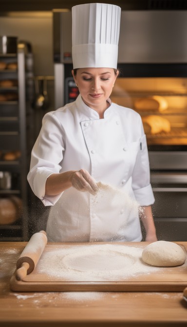 Free Artisan Bread Making Image - Chef, Baker, Woman | Download at ...