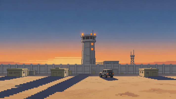 Pixels Graphics Watchtower Free Mountain Outpost Twilight Image - Pixel, Mountain, Outpost ...