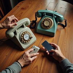Free Past Meets Present Image - Communication, Vintage, Technology ...
