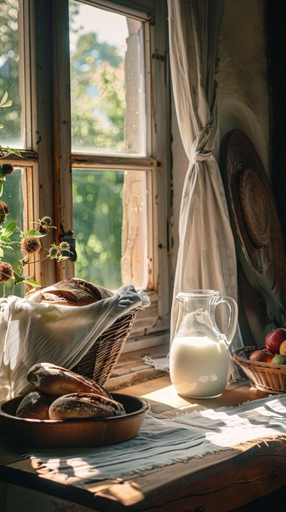 Free Morning Breakfast Scene Image - Morning, Breakfast, Window ...