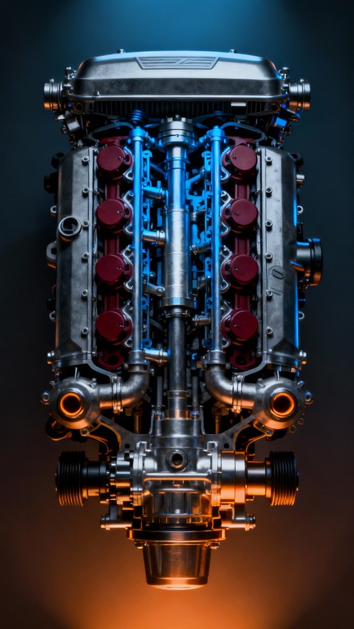 Free Engine Cross Section Image - Engine, Mechanical, Automotive ...
