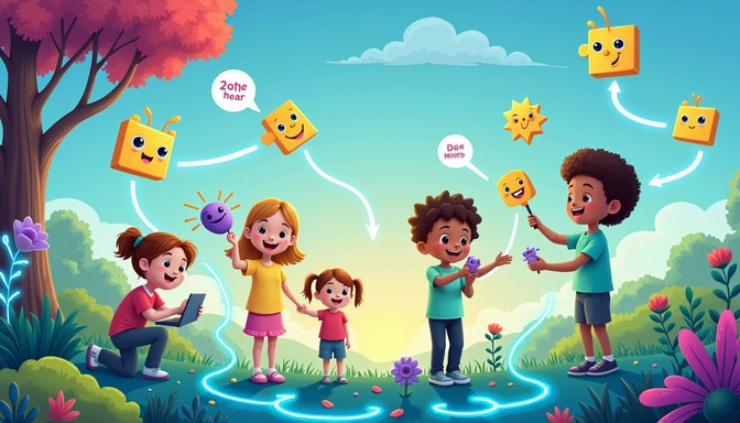 Free Digital Playful Learning Image - Cartoon, Children, Digital ...