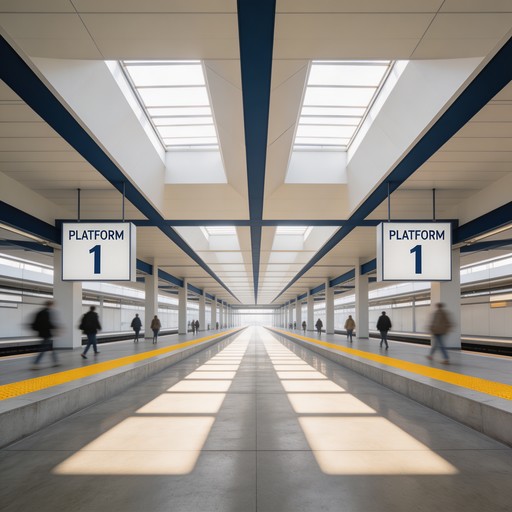 Subway Platform Design Free Modern Transit Architecture Image - Subway, Platform, Architecture ...