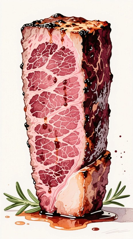 Free Smoky Steak Art Image - Steak, Watercolor, Smoke | Download at ...