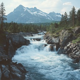 Mountain Chasm With Rushing Rive Free Rushing Mountain River Image - River, Mountains, Trees | Download ...