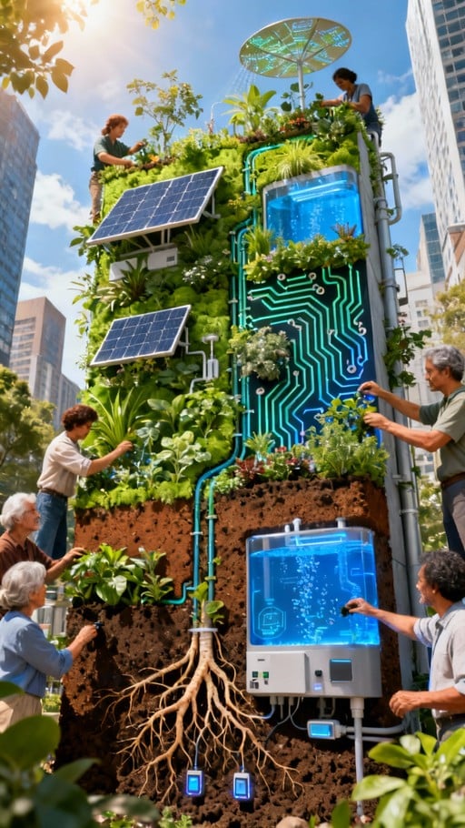 Free Urban Eco Symphony Photo - Sustainability, Vertical, Garden ...