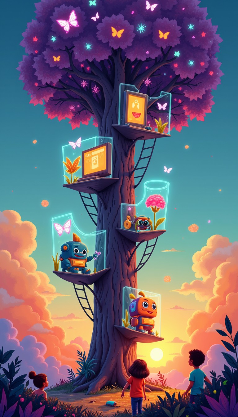 Free Digital Treehouse Magic Image - Treehouse, Technology, Digital ...