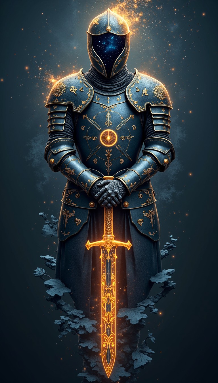 Free Cosmic Knight Guardian Image - Knight, Cosmic, Armor | Download at ...
