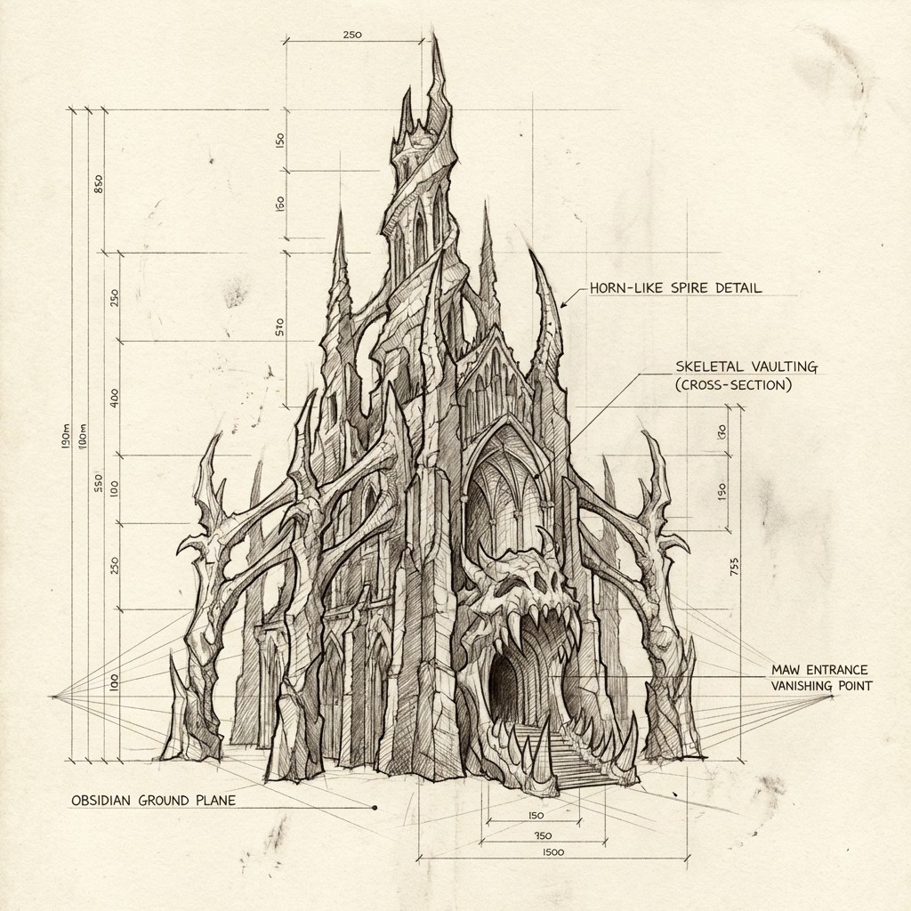 Demon Ritual Building Free Demonic Cathedral Architecture Image - Cathedral, Gothic ...