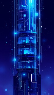 Free Cyberpunk Research Tower Image - Cyberpunk, Laboratory, Tower ...