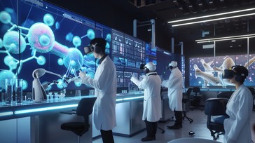 Free Scientists Analyzing Data Image - Science, Technology, Research ...
