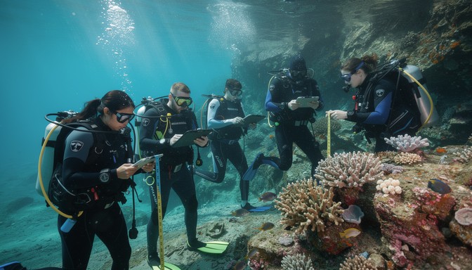 Free Underwater Reef Survey Image - Underwater, Scuba, Diving ...