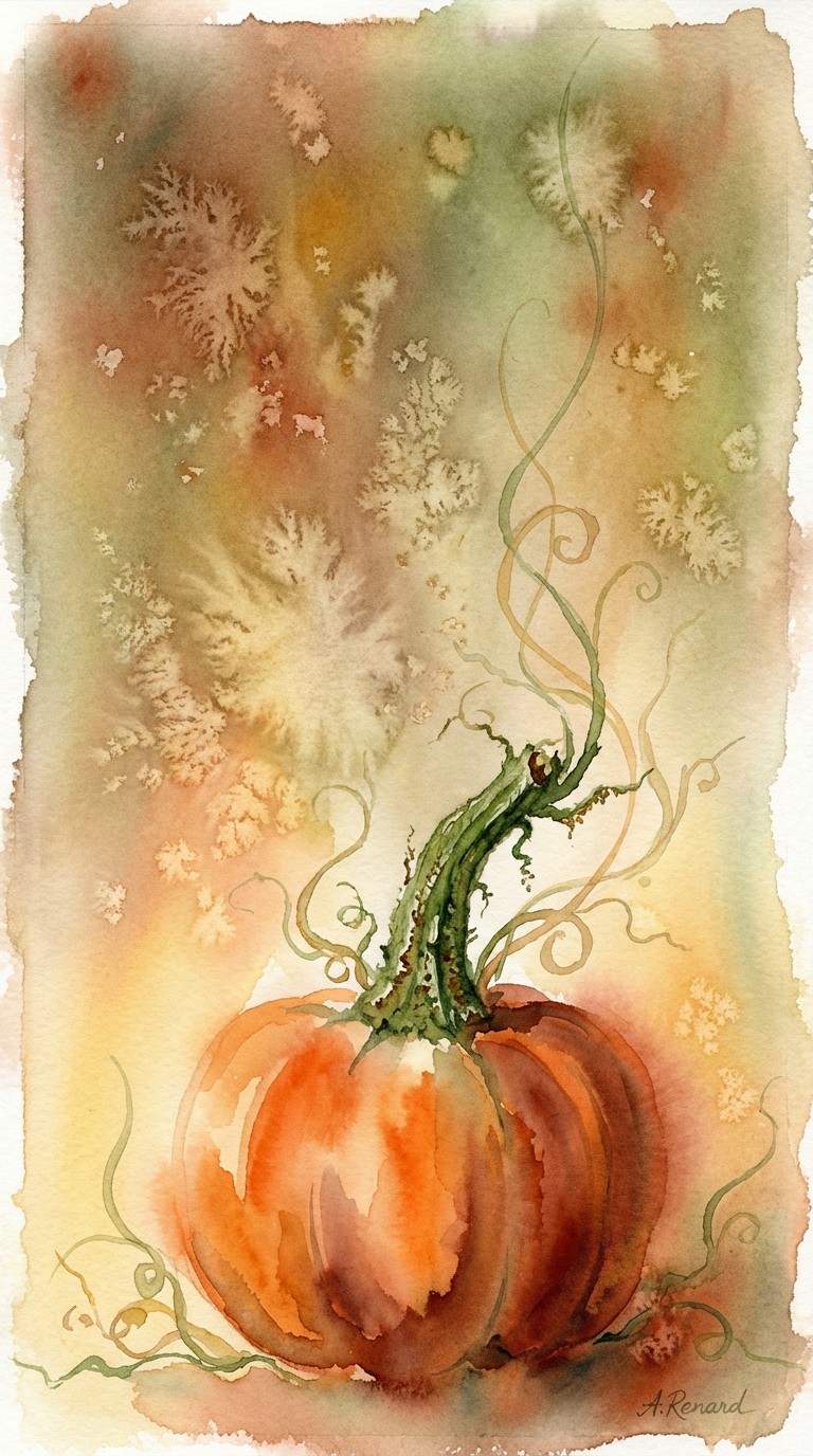 Free Autumn Pumpkin Watercolor Photo - Pumpkin, Autumn, Watercolor ...
