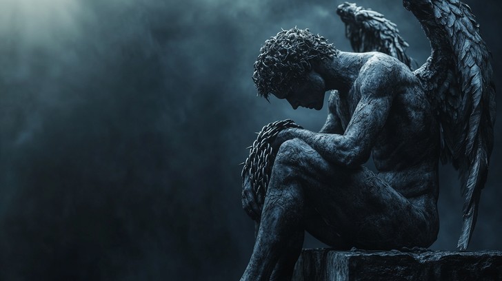 Free Contemplative Angel Statue Image - Angel, Statue, Contemplation ...