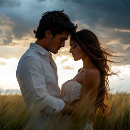 Free Romantic sunset embrace Image - Romance, Sunset, Couple | Download ...