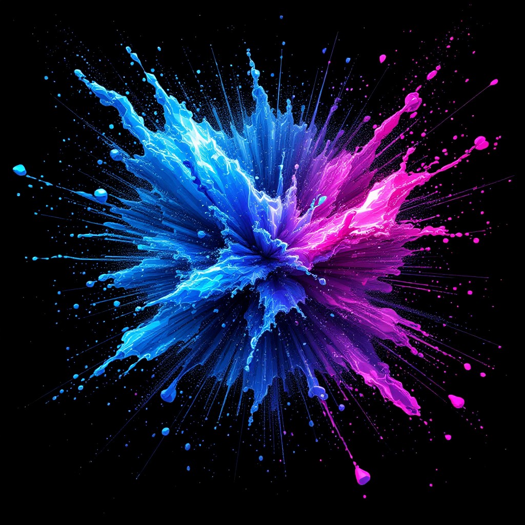 Free Blue Magenta Eruption Photo - Explosion, Digital, Anime | Download ...