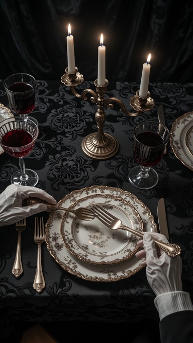 Free Gothic Dining Elegance Image - Gothic, Victorian, Dining ...