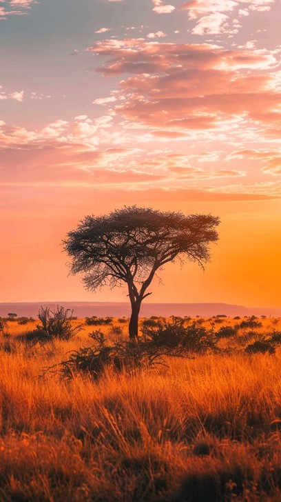 Free Sunset over savannah Image - Sunset, Savannah, Tree | Download at ...