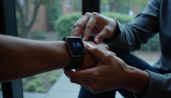 Free Smartwatch in action Image - Smartwatch, Technology, Hands ...