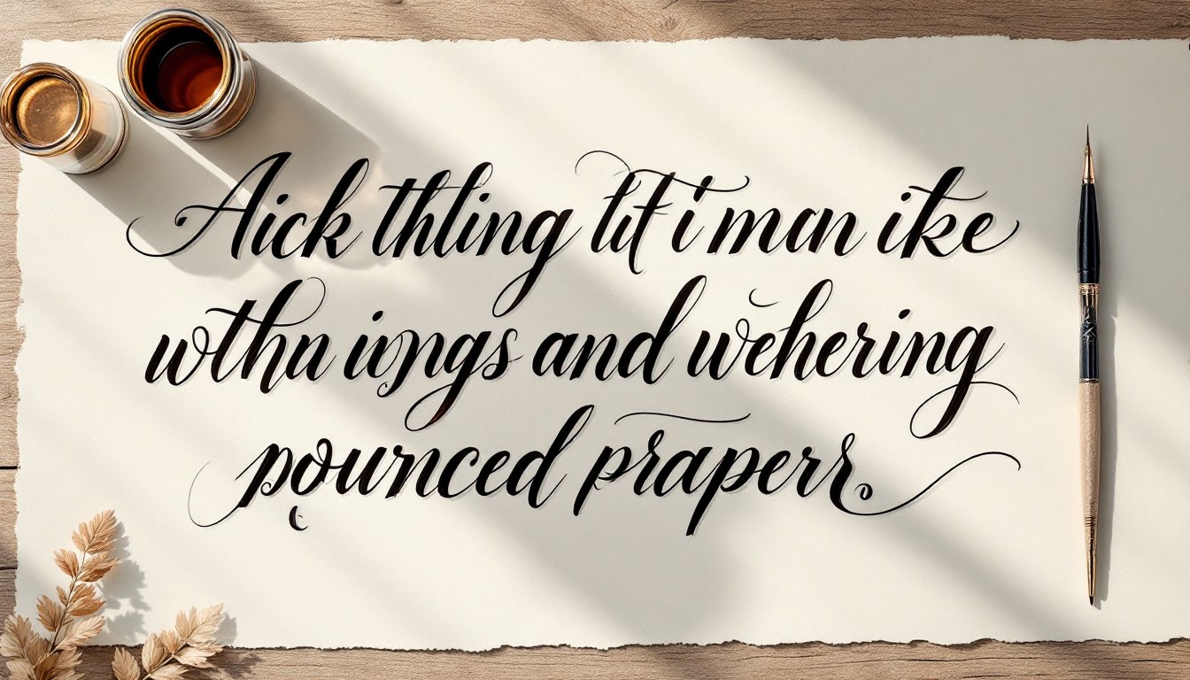 Free Elegant Flowing Script Image - Calligraphy, Handwriting, Lettering ...