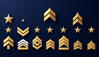 Gold Rank Emblems Free Military Rank Insignia Image - Military, Rank, Insignia | Download ...