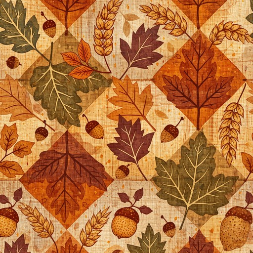 Free Cascading Autumn Treasures Image - Acorns, Walnuts, Autumn ...