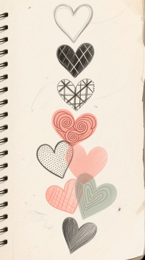 Limited Too Heart Pattern Free Patterned Heart Collection Image | Download at StockCake