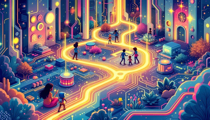 Circuit Computer Fun Free Circuit Board Adventure Image - Whimsical, Digital, Circuits ...