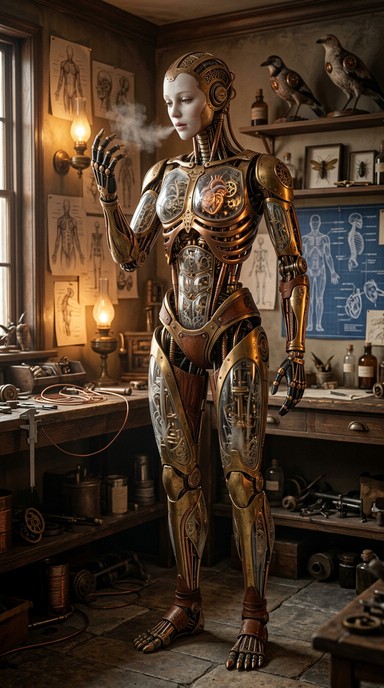 Free Art Deco Automaton Image - Automaton, Robot, Brass | Download at ...