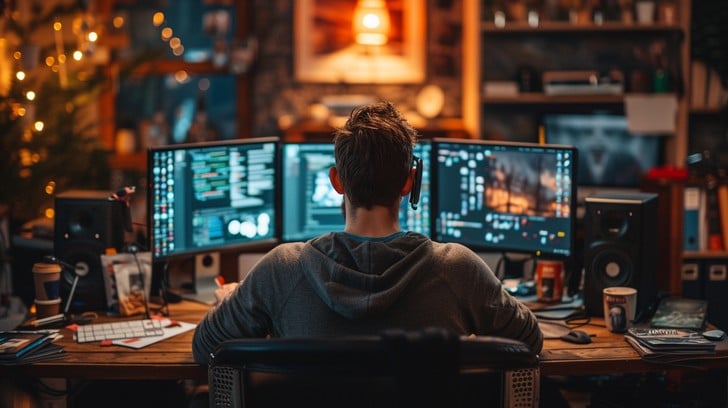 Free Focused Tech Professional Image Technology Workspace