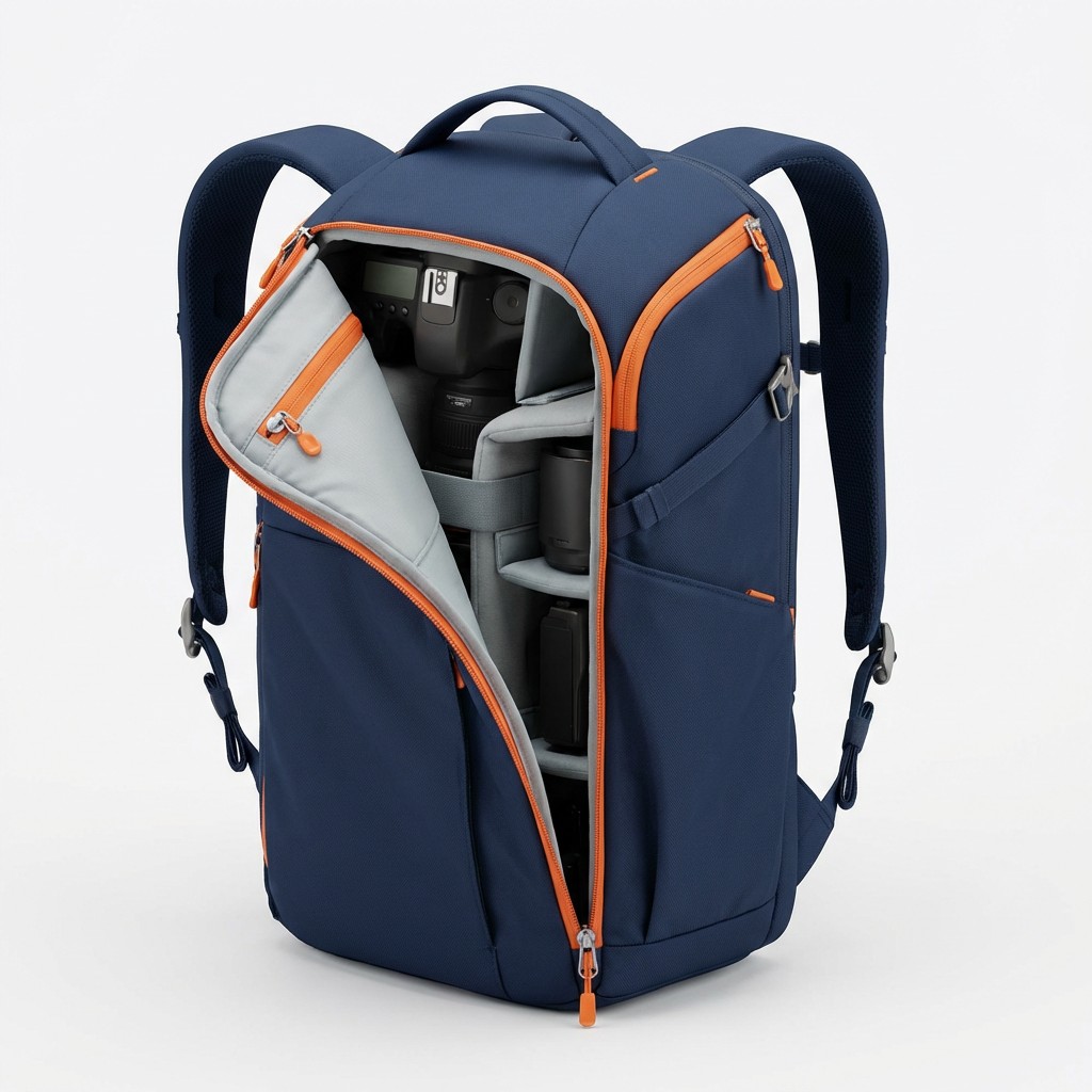 Free Navy Camera Backpack Image - Backpack, Photography, Camera ...