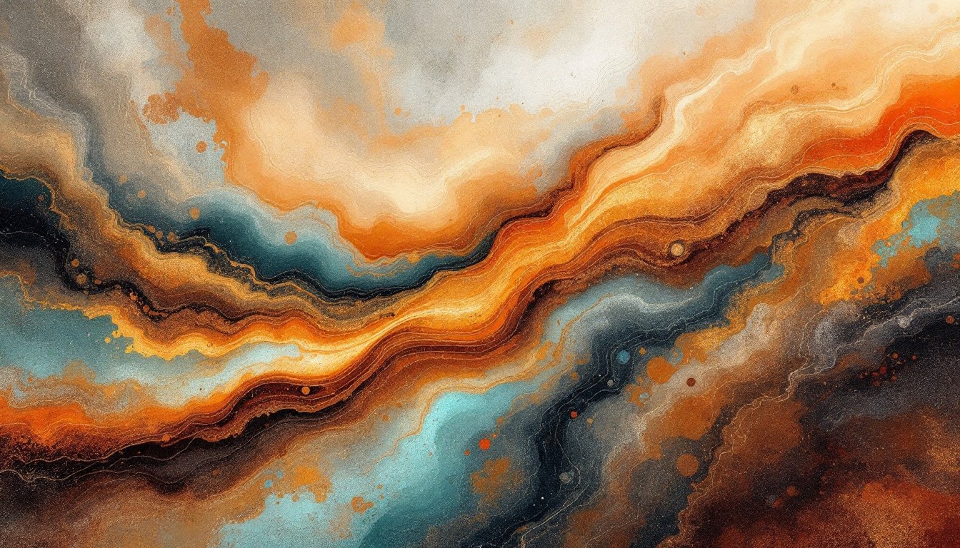 Free Copper Waves Dancing Image - Abstract, Fluid, Copper | Download at ...