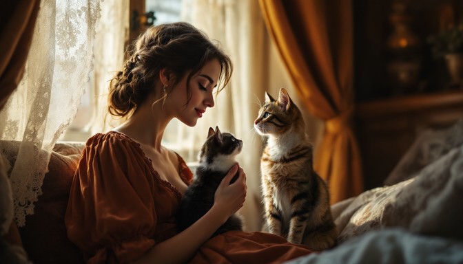 Free Elderly, Cat, Tranquility Image - Elderly, Cat, Tranquility ...