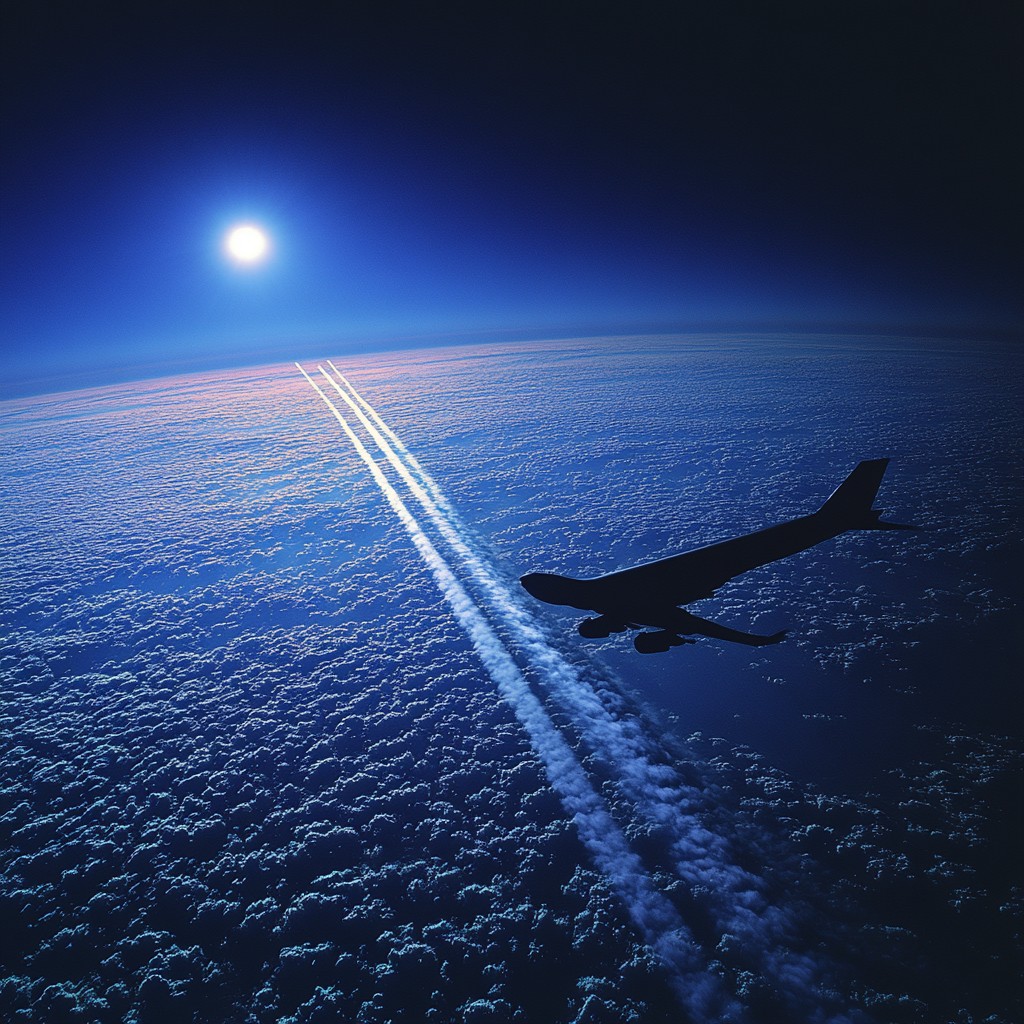 Free Airplane at Dusk Photo - Airplane, Clouds, Sunset | Download at ...
