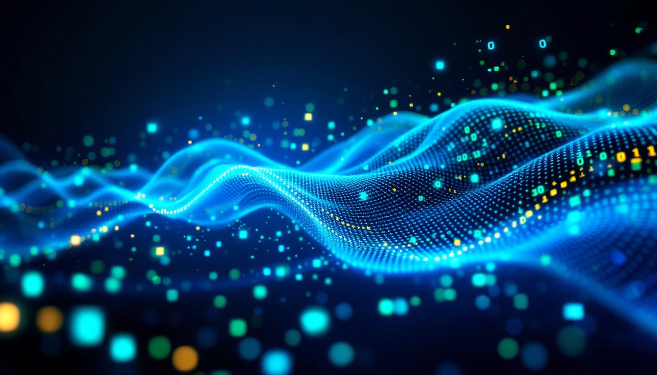 Free Digital Wave Flows Image - Digital, Wave, Data | Download at StockCake