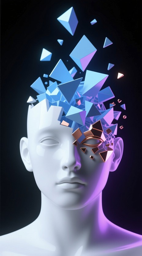 Free Dissolving Digital Portrait Image - Face, Dissolving ...