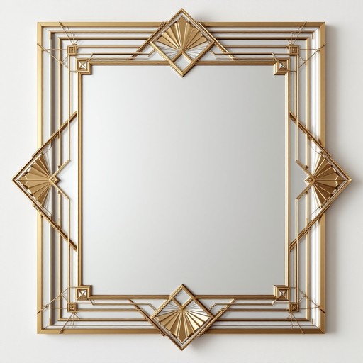 Angular Mirror Design Free Deco Mirror Elegance Image - Artdeco, Geometric, Mirror | Download ...