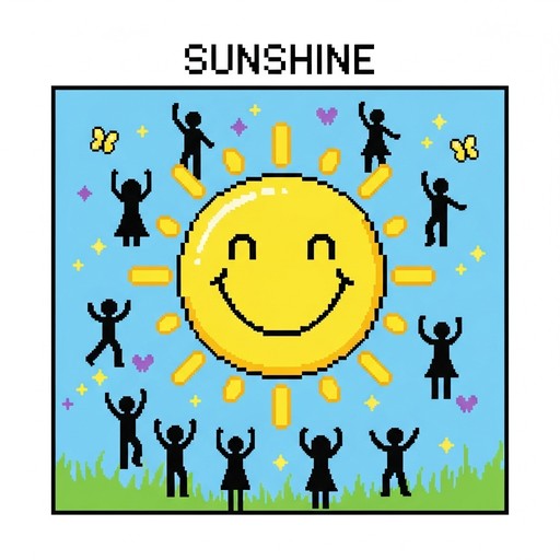Free Sunshine Pixel Joy Image - Sunshine, Pixel, Joy | Download at ...