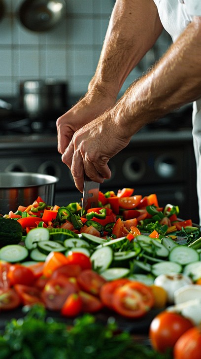 Free Chopping Fresh Vegetables Image | Download at StockCake