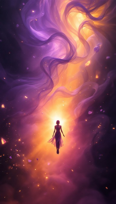 Free Celestial Being Ascends Image - Mystical, Ethereal, Cosmic ...