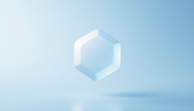 Free Floating Crystal Hexagon Image - Hexagon, Crystal, Geometric ...