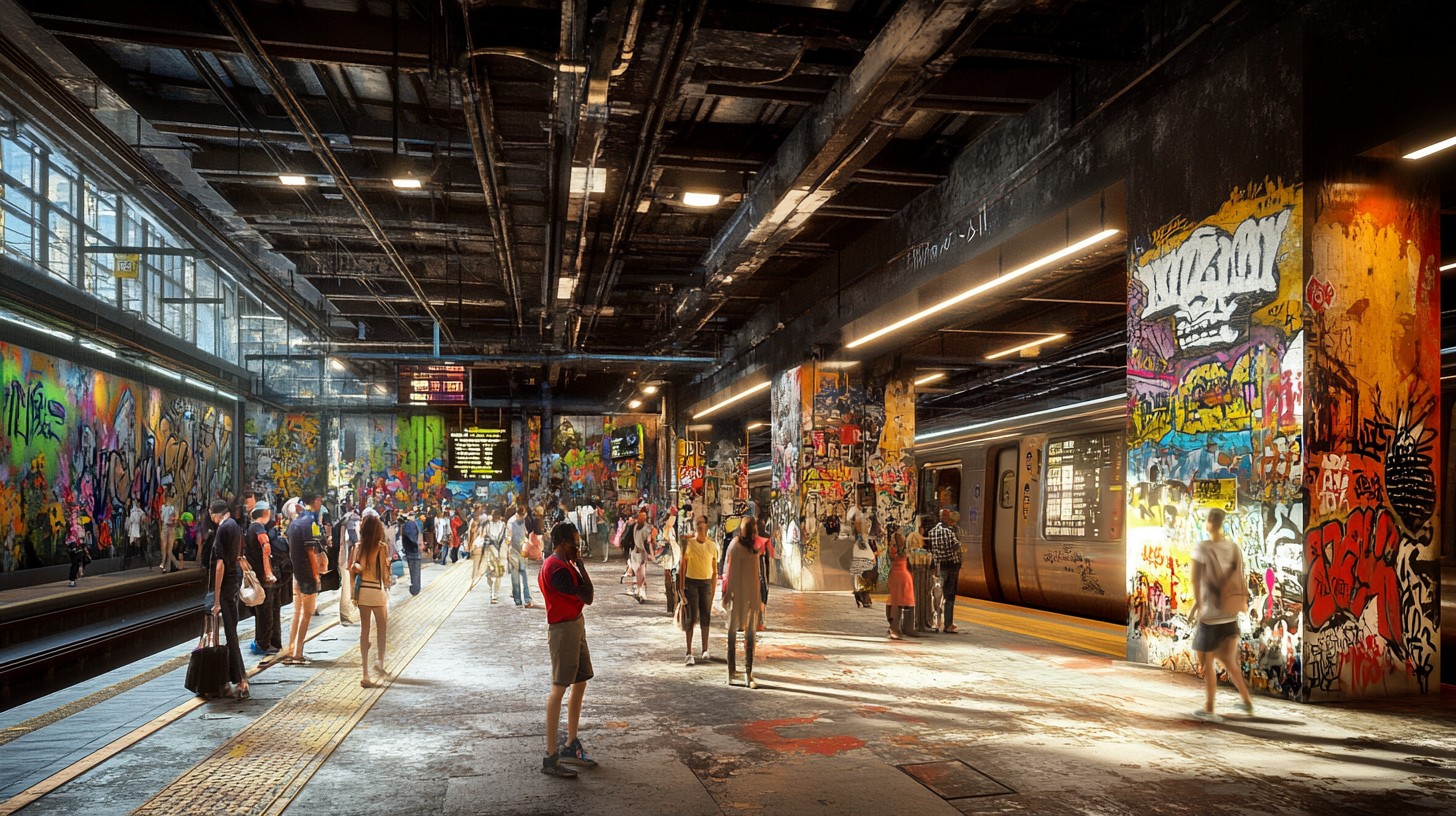 Urban Setting Train Free Urban train station Image - Urban, Station, Commuters | Download ...