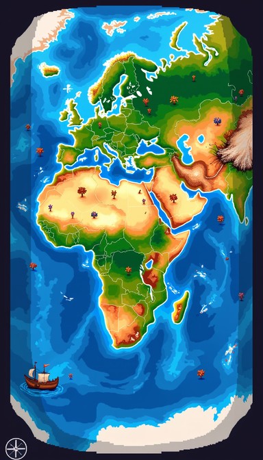 Download Pixel Europe Map Image - Pixel, Isometric, Europe | StockCake