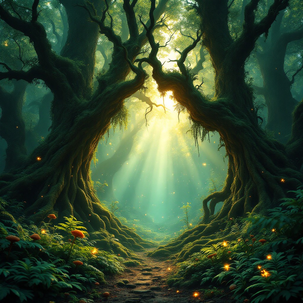 Free Enchanted Forest Gateway Image - Forest, Magical, Enchanted ...
