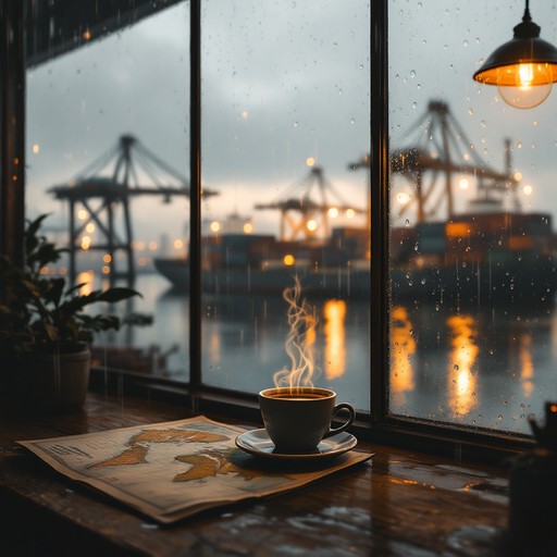 Window Raining Coffe Table Free Rainy Harbor Coffee Image - Cafe, Coffee, Rain | Download at StockCake