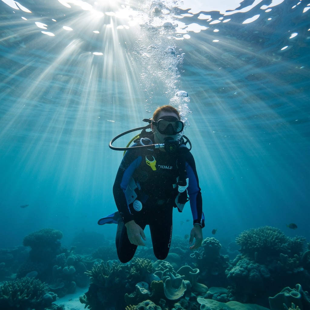 Free Deep Blue Discovery Image - Underwater, Diver, Ocean | Download at ...