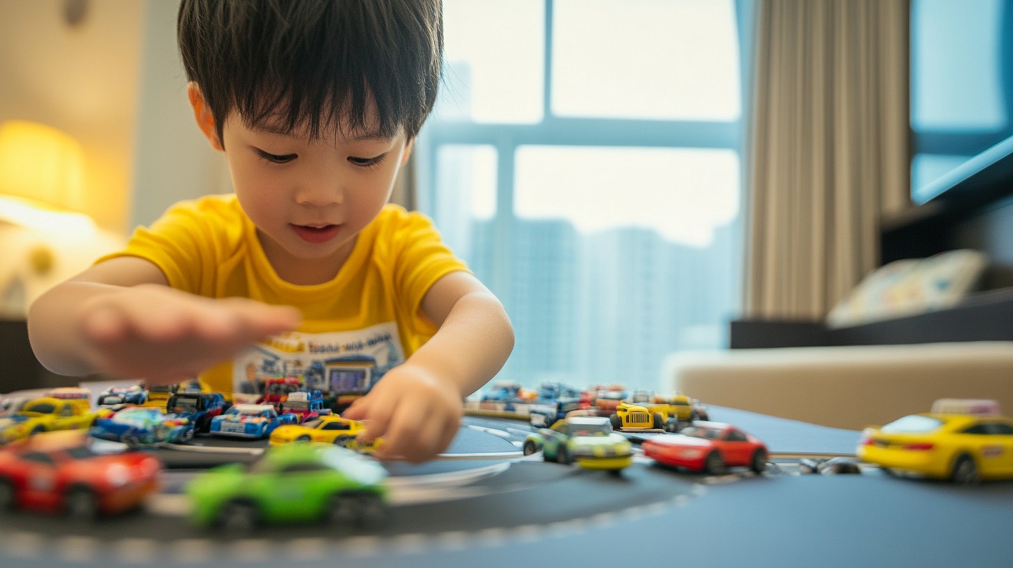 Free Child playing cars Image - Child, Cars, Toys | Download at StockCake