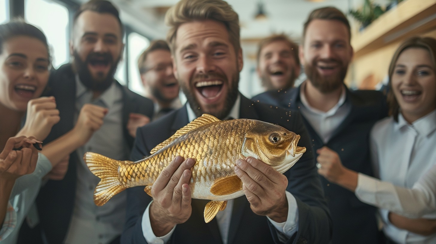 Free Joyful Fish Trophy Image - Celebration, Friends, Happiness ...