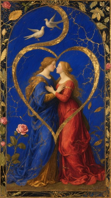 Download Renaissance Lovers Entwined Image - Renaissance, Romantic ...
