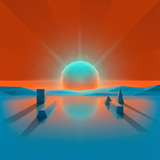Free Minimal Geometric Sunset Image - Sunset, Minimal, Geometric ...